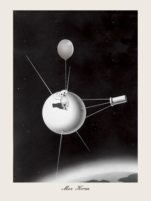 Satellite Dog 40x30 cm Print by Max Hernn